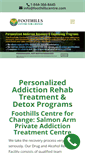 Mobile Screenshot of foothillscentre.com